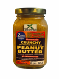 Zero Sugar Peanut Butter Crunchy with Organic Stevia, 8 oz.
