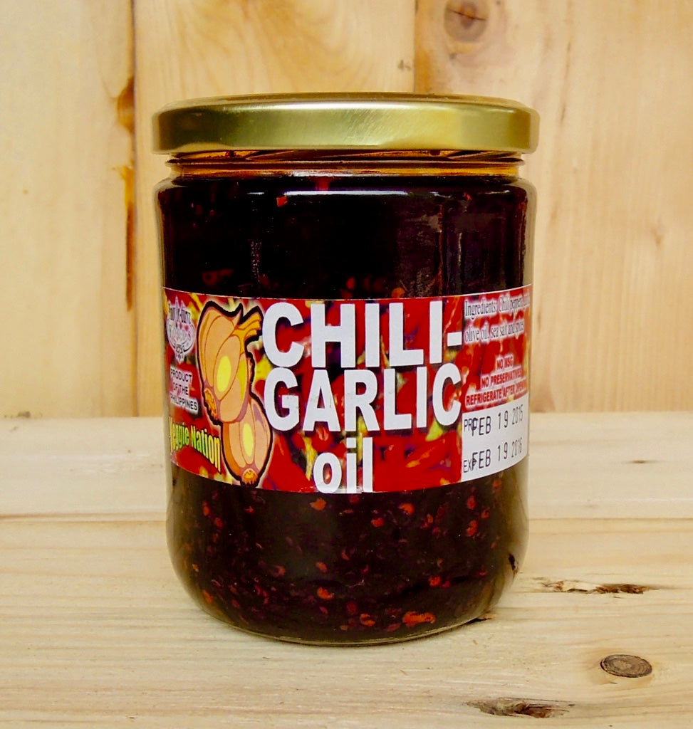 Chili Garlic Olive Oil, 16 oz. Premium Local Philippines