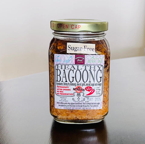 Healthy Bagoong Spicy SUGAR FREE in Olive Oil 8 Oz.