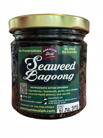 Seaweed Bagoong in Coconut Oil Sugar-Free, 6 oz.