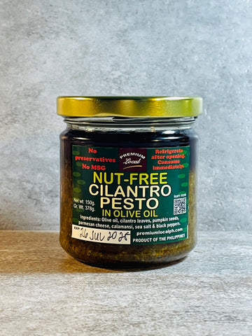 Nut-Free Cilantro Pesto in Olive Oil, 6 oz.