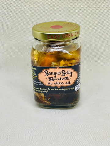 Bangus Belly Bistek Style in Olive Oil, 8 oz.