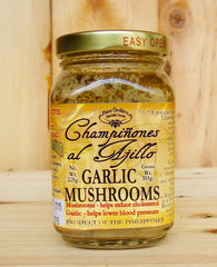 Garlic Mushrooms in Olive Oil, 8 oz .