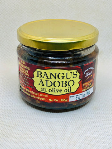 Bangus Fillet Adobo in Olive Oil, 10 oz.