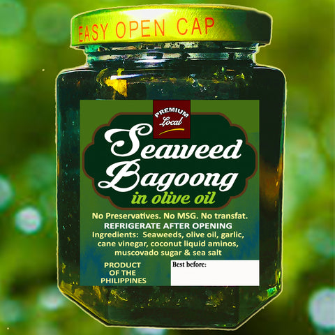 Seaweed Bagoong in Olive Oil 6 oz. (Vegetarian Bagoong)