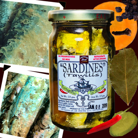 Sardines "Tawilis"  Olive Oil, 8 oz.