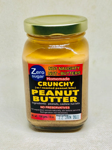 Peanut Butter, Crunchy Zero-Sugar 8 oz.