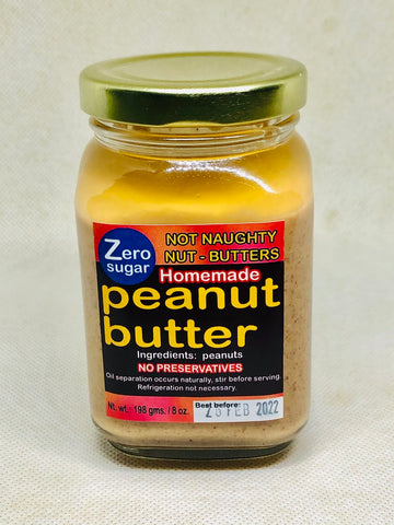 Peanut Butter, Smooth, Zero-sugar 8 oz.