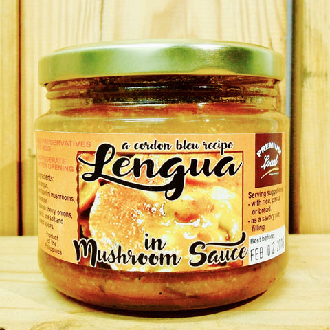 Lengua in Mushroom Sauce, 10 oz.