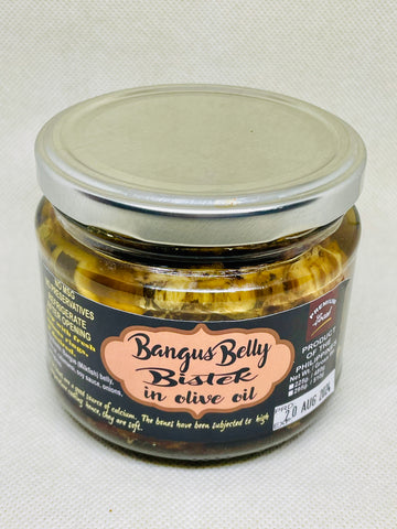 Bangus Belly Bistek in Olive Oil, 10 oz.