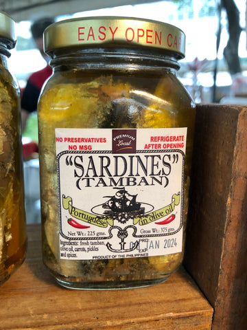 Sardines "Tamban" Portuguese Style in Olive Oil, 8 oz.