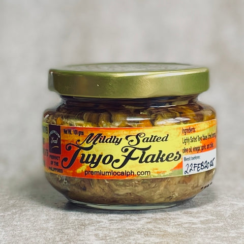 Mildly Salted Tuyo Flakes in Olive Oil, 4 oz